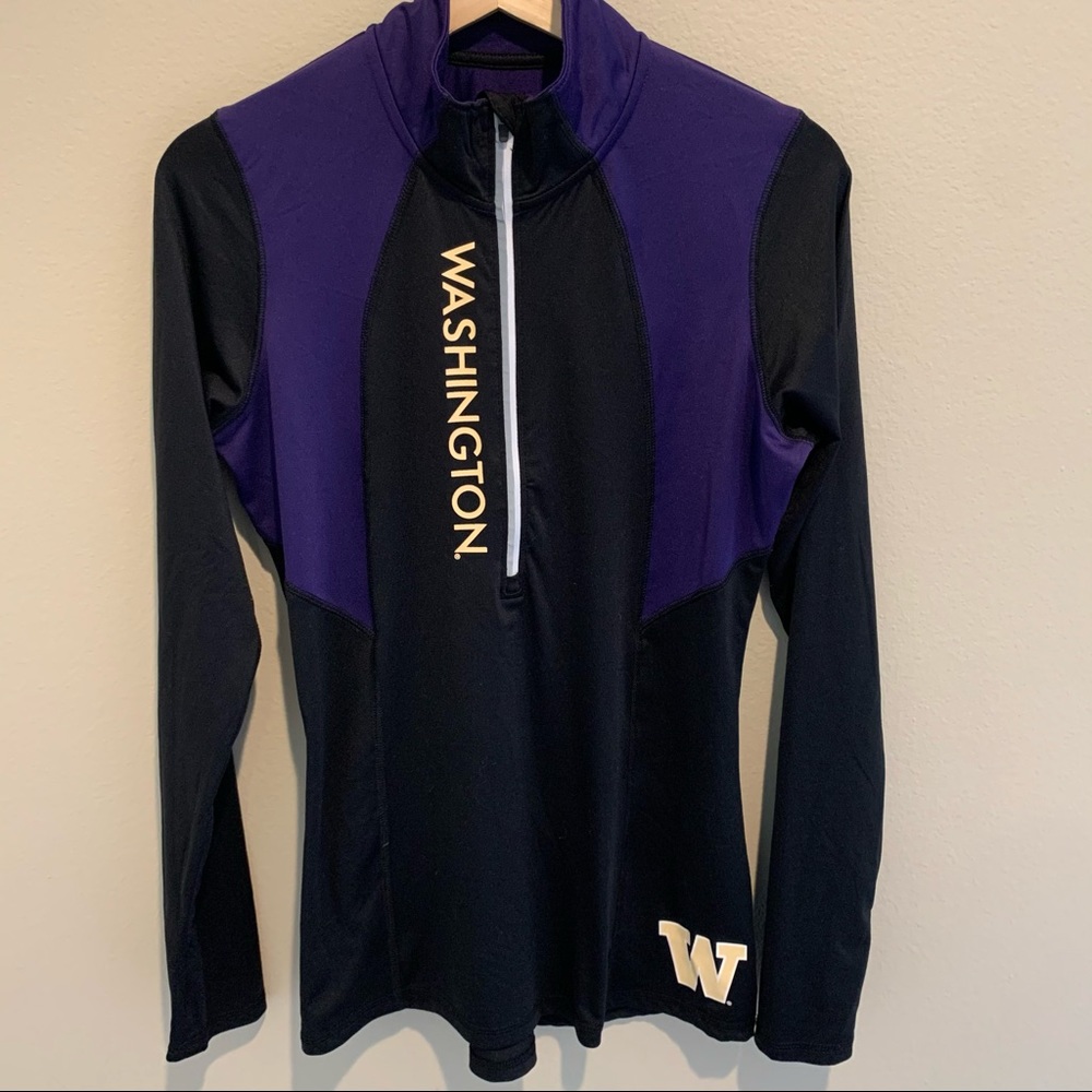Rivalry Threads 91 Washington Huskies 1/4 zip top